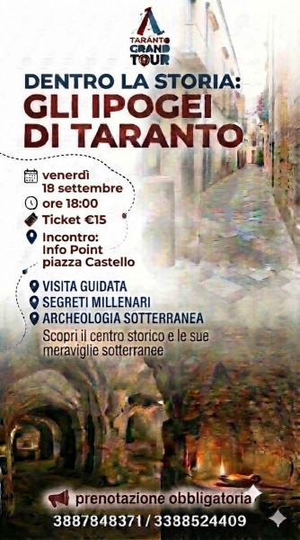 Visita guidata agli Ipogei e al Centro Storico di Taranto