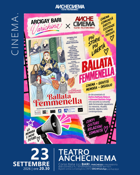 Ballata Femmenella | film + incontro con Arcigay Bari
