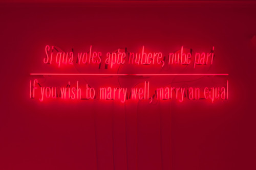 Joseph Kosuth – Installazione site-specific a Palazzo Luce