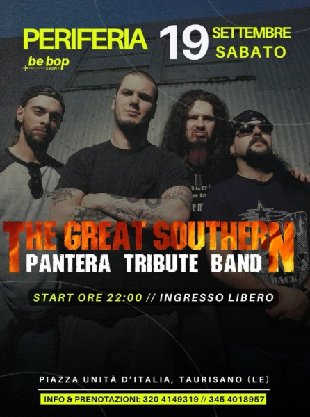 The Great Southern PANTERA Tribute live al Periferia