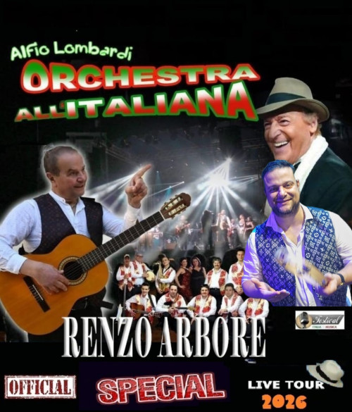 Alfio Lombardi & Orchestra all'Italiana "Official tribute Renzo Arbore"