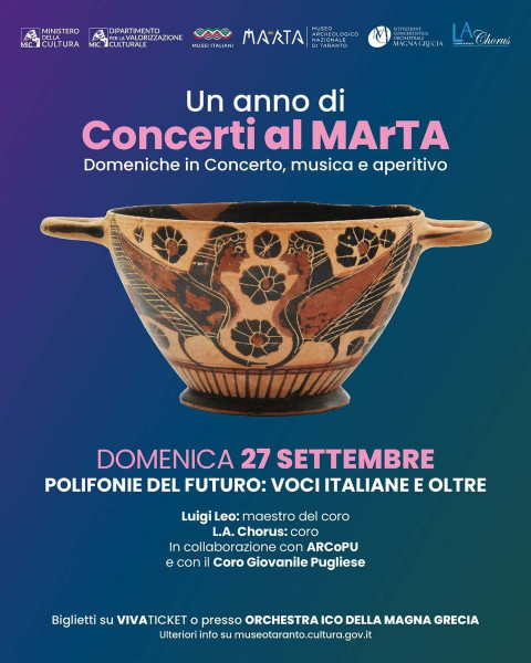 POLIFONIE DEL FUTURO: VOCI ITALIANE E OLTRE Un anno di concerti al MarTa