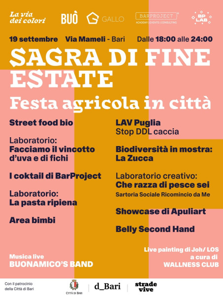 Sagra di fine estate – Festa agricola in città