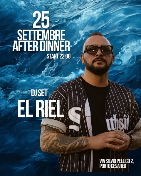 After Dinner Fronte Mare con El Riel al Sixteen Aperifood