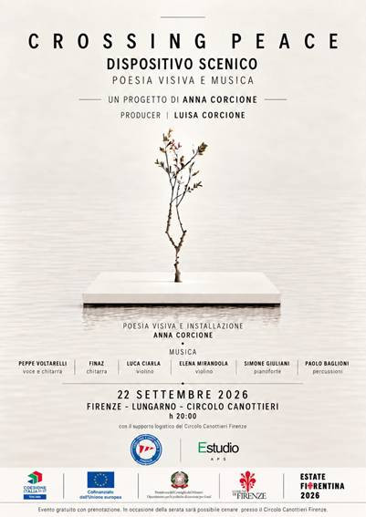 Crossing Peace – Anna Corcione, Peppe Voltarelli, Finaz, Luca Ciarla, Elena Mirandola, Simone Giuliani e Paolo Baglioni