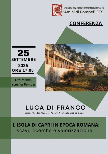 L’isola di Capri in epoca romana: scavi, ricerche e valorizzazione — Luca Di Franco