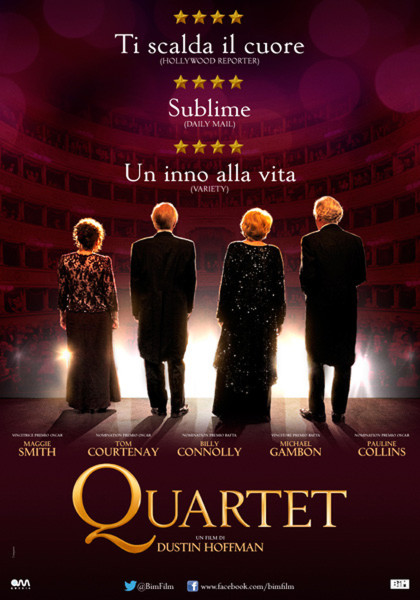 "Quartet", regia di Dustin Hoffman