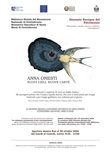 Nuovi Cieli, nuove Carte – mostra di Anna Onesti