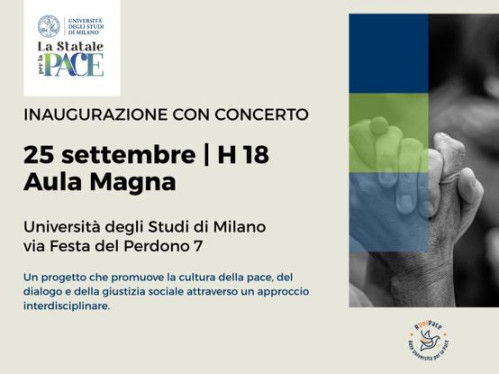 La Statale per la Pace – Concerto dell’Orchestra dell’Università degli Studi di Milano