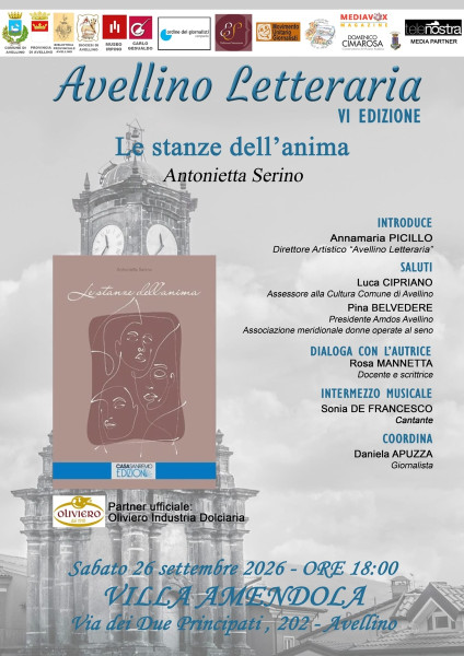 Storie di donne, memoria e silenzi.  Avellino letteraria torna con Antonietta Serino