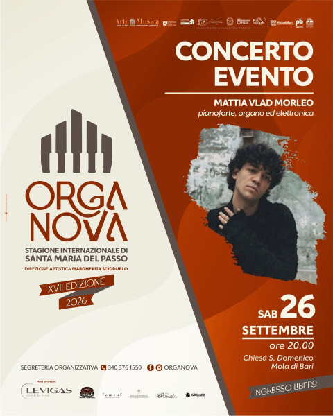 Mattia Vlad Morleo - Concerto Evento per "Organova"