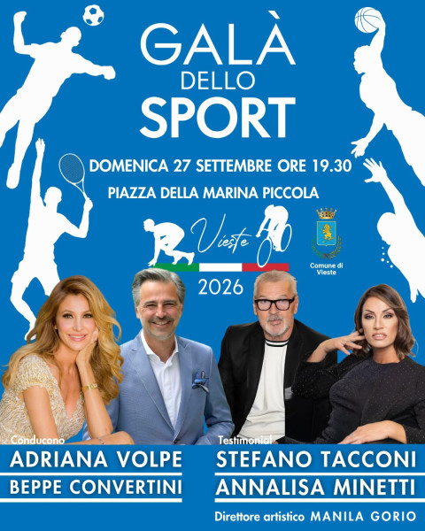 Galà dello Sport con Stefano Tacconi e Annalisa Minetti