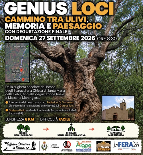 GENIUS LOCI - Cammino con degustazione finale
