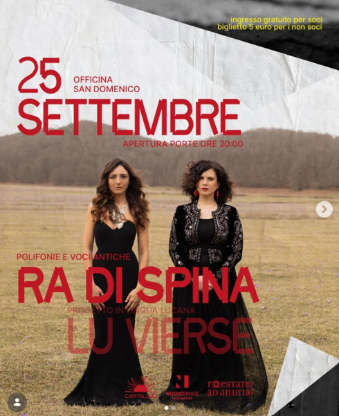 EMERGENZA MUSICALE - Lu Vierse + Ra Di Spina LIVE