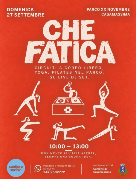 CHE FATICA!