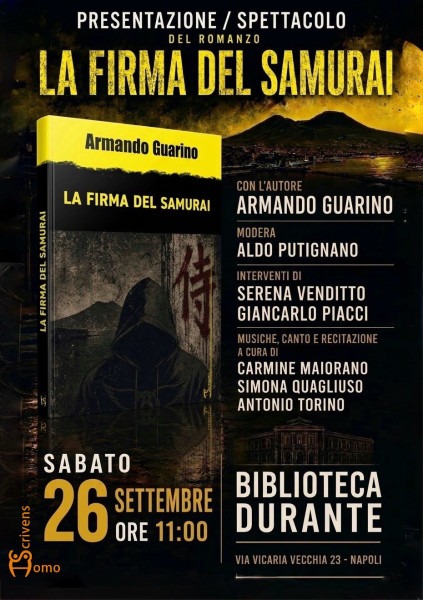 La firma del samurai – Presentazione spettacolo con Armando Guarino