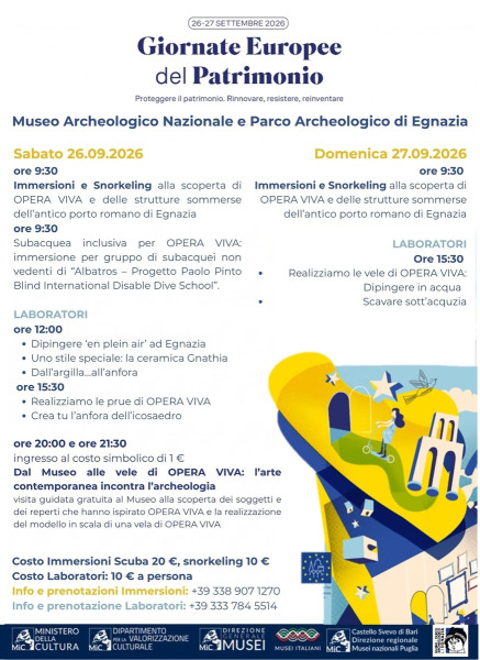 Giornate Europee del Patrimonio 2026