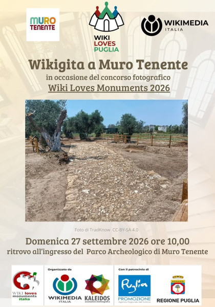 Wiki loves Puglia - Wikigita a Muro Tenente