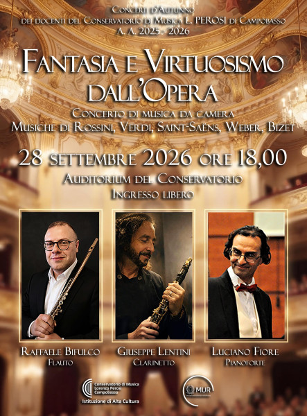 Fantasia e Virtuosismo dall’Opera – Raffaele Bifulco, Giuseppe Lentini e Luciano Fiore