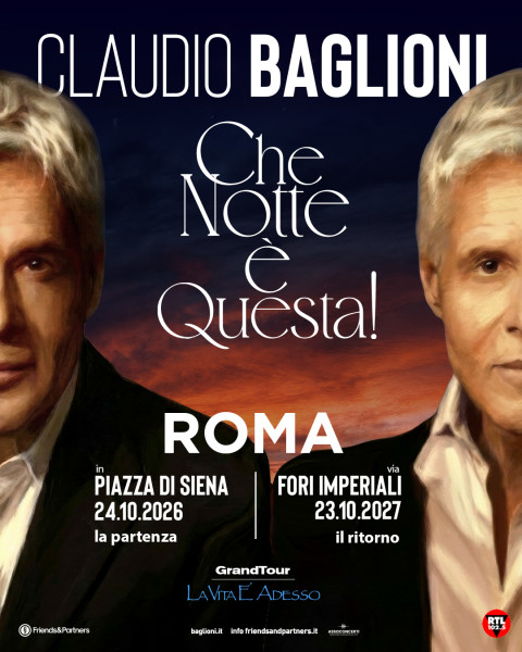 CHE NOTTE È QUESTA! - Claudio Baglioni