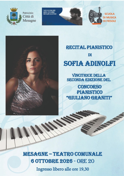 Recital Pianistico di Sofia Adinolfi
