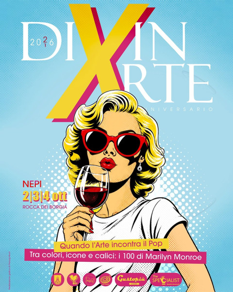 Divinarte – Quando l’Arte incontra il Pop: Tra colori, icone e calici: i 100 di Marilyn