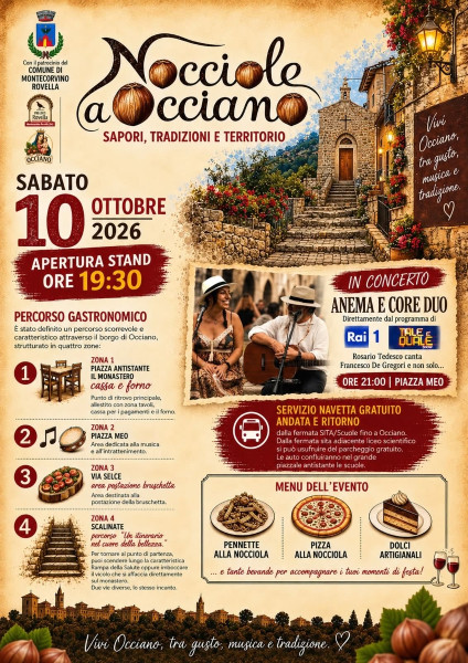 Nocciole a Occiano
