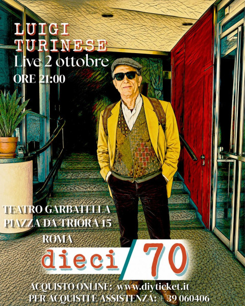 Luigi Turinese presenta dieci/70