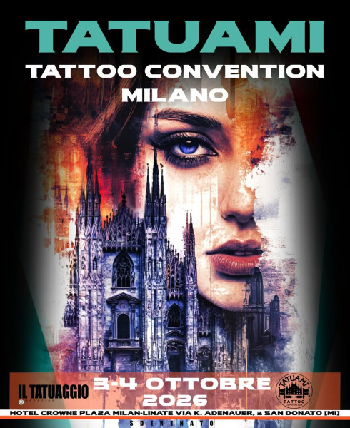 TATUAMI Tattoo Convention con Gabriele Anakin, Valentino Russo e Alberto Marzari