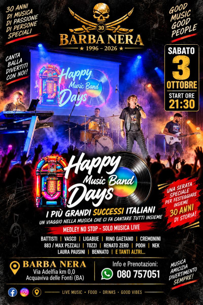 Happy days Music Band Live