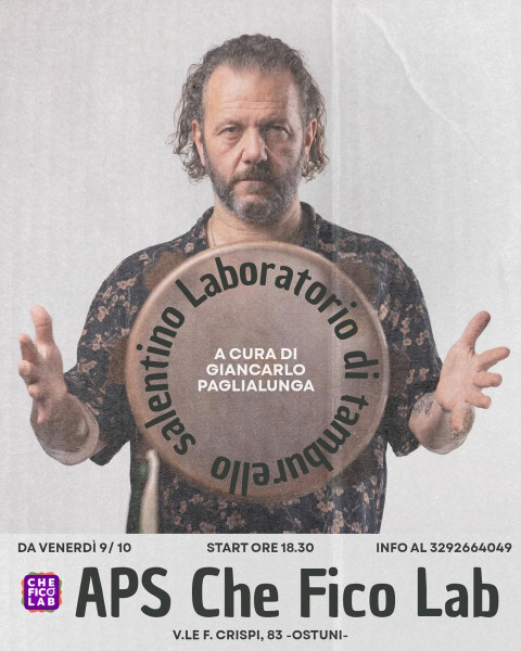 Corso propedeudico di Tamburello Salentino con Giancarlo Paglialunga