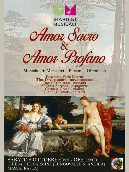 Amor Sacro e Amor Profano - Musiche di Massenet, Puccini e Offenbach
