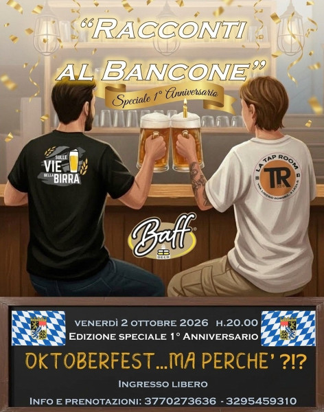 Un anno di Racconti al Bancone