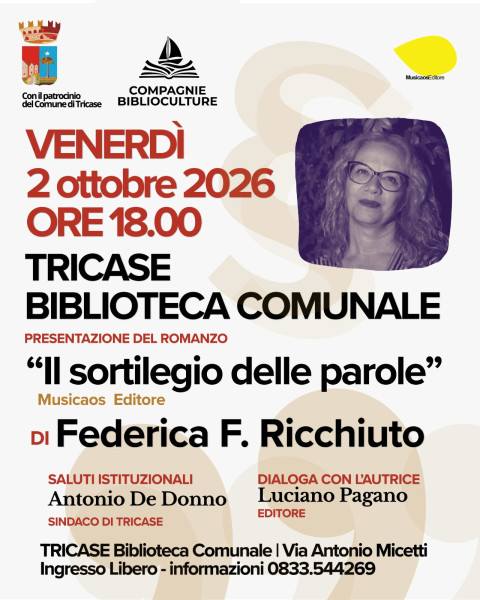 Presentazione de Il sortilegio delle parole di Federica Francesca Ricchiuto