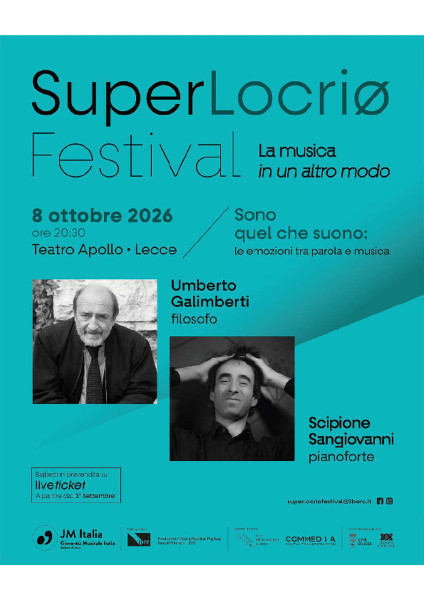 SuperLocrio  Festival - Sono quel che suono - le emozioni tra parole e musica