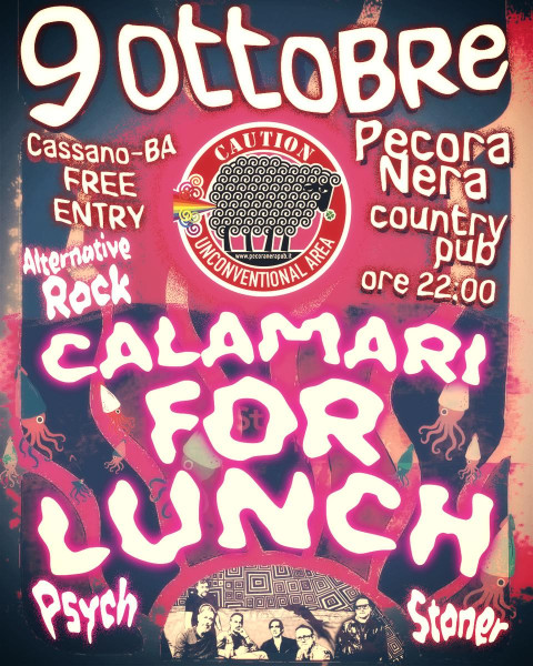 CALAMARI FOR LUNCH live show