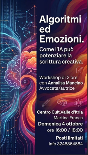 Algoritmi ed Emozioni. Come l' IA può potenziare la scrittura creativa.