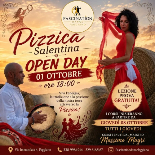 Open day di pizzica col maestro Massimo Magrì