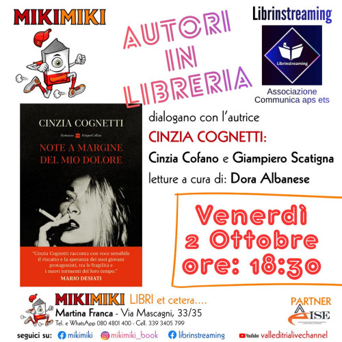 AUTORI IN LIBRERIA - Cinzia Cognetti