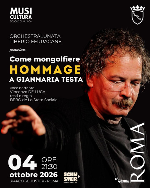 Come mongolfiere - Hommage a Gianmaria Testa con Orchestralunata e Tiberio Ferracane