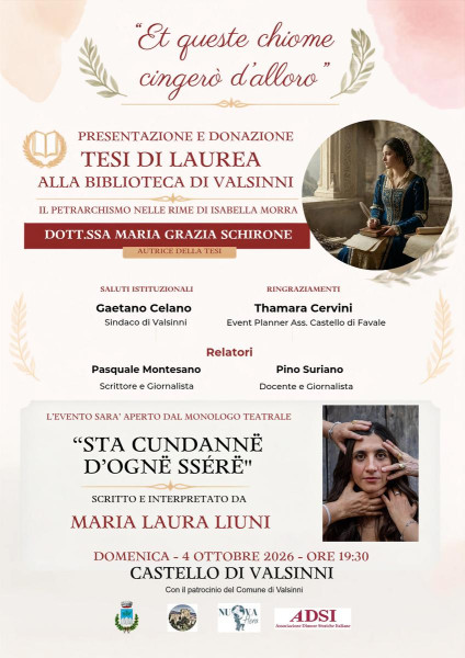 Et queste chiome cingerò d'alloro
