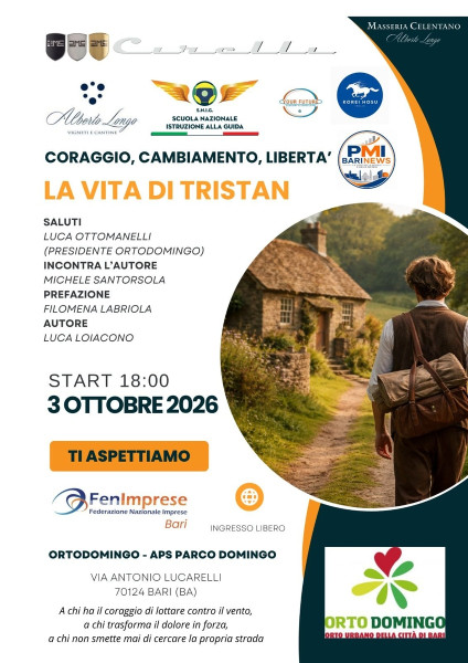 La vita di Tristan torna a Bari: il coraggio di cercare la propria strada