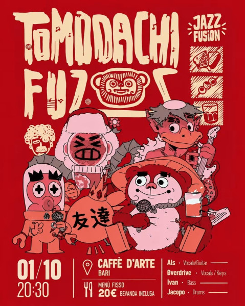 Tomodachi Fuzz - Live at Caffè D'Arte