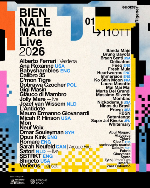 Biennale MArteLIVE con SBTRKT, Babyshambles e Omar Souleyman