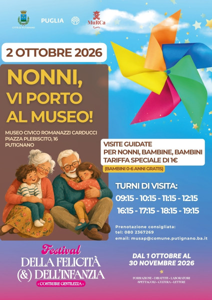 "NONNI, VI PORTO AL MUSEO!"