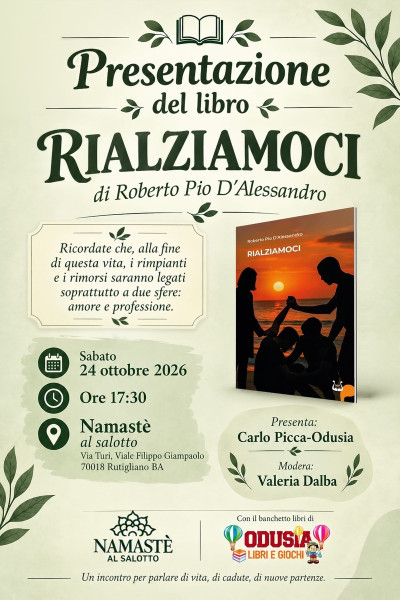 Presentazione del libro RIALZIAMOCI