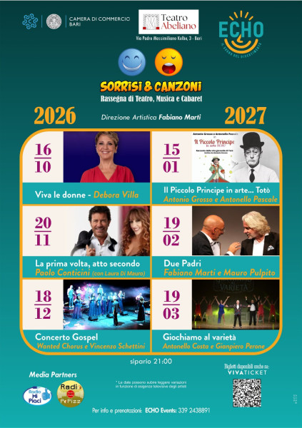 Echompleanno con Antonio Giuliani, Santo Palumbo, Marco Colonna e Terraròss
