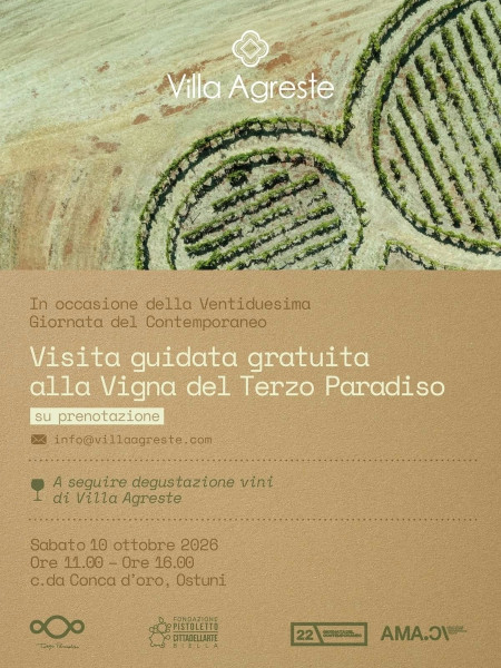 La Vigna del Terzo Paradiso Visita e Degustazione.