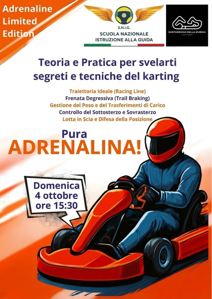Kartodromo della Murgia, corso per svelare i segreti e le tecniche del karting
