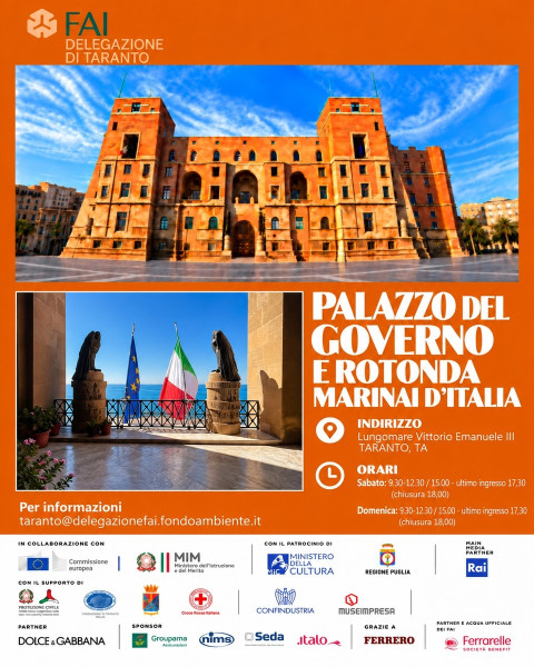 GIORNATE FAI D’AUTUNNO 2026 A TARANTO